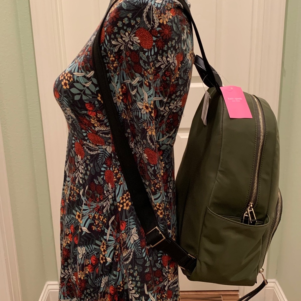 Kate spade Large Backpack dawn sapling green nylon - Picture 6 of 8